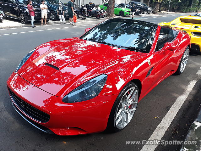 Ferrari California spotted in Jakarta, Indonesia