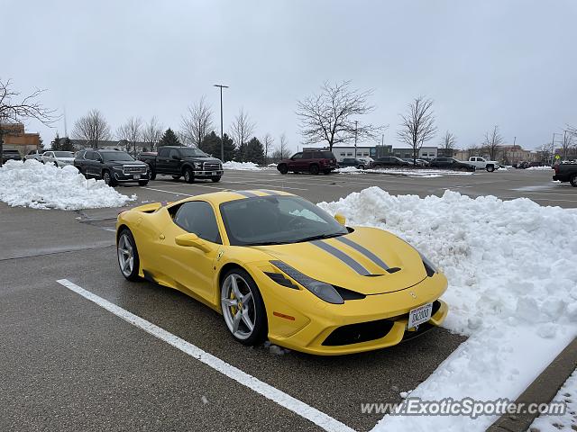 Ferrari 458 Italia spotted in Madison, Wisconsin