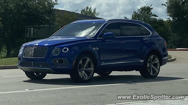 Bentley Bentayga spotted in Austin, Texas