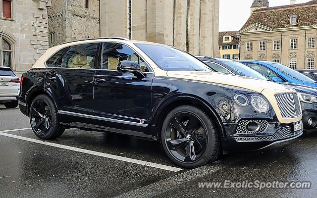 Bentley Bentayga spotted in Zürich, Switzerland