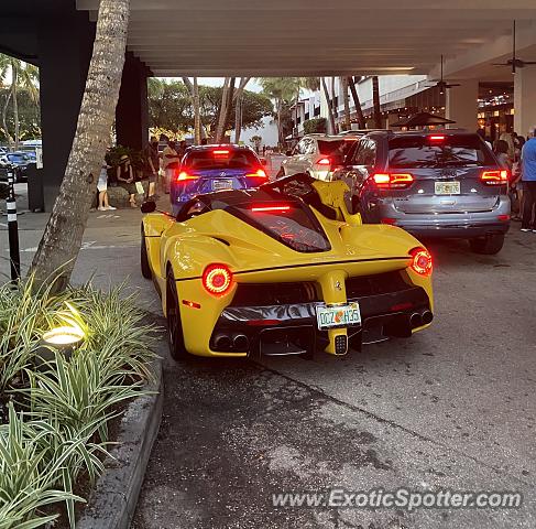 Ferrari LaFerrari spotted in Bal Harbour, Florida