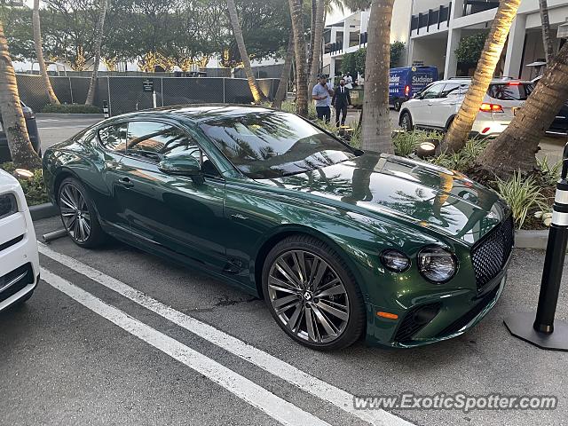 Bentley Continental spotted in Bal Harbour, Florida