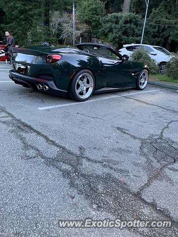 Ferrari Portofino spotted in Woodside, California