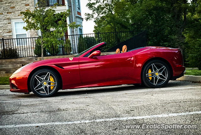 Ferrari California spotted in Bloomington, Indiana