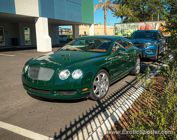 Bentley Continental spotted in Jacksonville, Florida