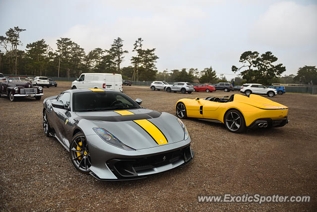 Ferrari Monza SP2 spotted in Pebble Beach, California