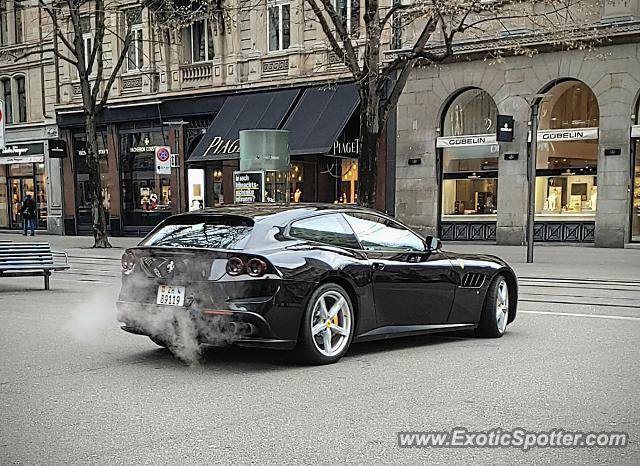 Ferrari GTC4Lusso spotted in Zurich, Switzerland