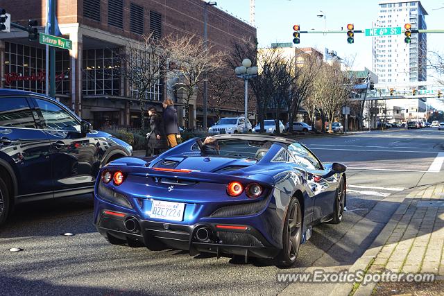 Ferrari F8 Tributo spotted in Bellevue, Washington
