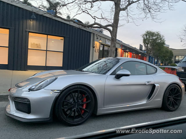 Porsche Cayman GT4 spotted in San Francisco, California