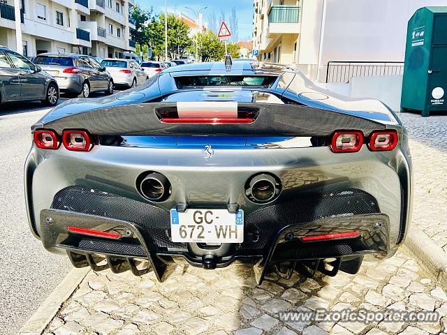 Ferrari SF90 Stradale spotted in Carcavelos, Portugal