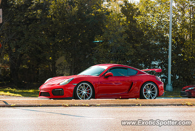 Porsche Cayman GT4 spotted in Jacksonville, Florida