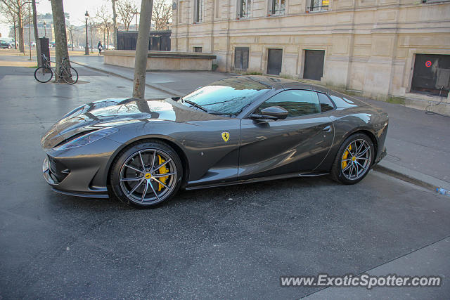 Ferrari 812 Superfast spotted in Paris, France