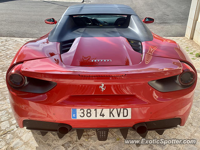 Ferrari 488 GTB spotted in Vilamoura, Portugal