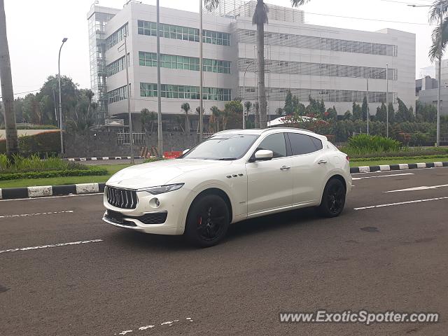 Maserati Levante spotted in Jakarta, Indonesia