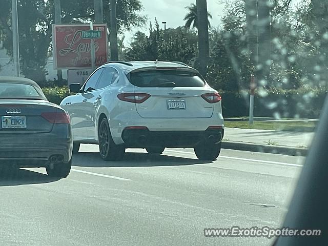 Maserati Levante spotted in Naples, Florida