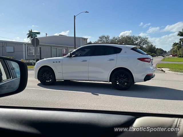 Maserati Levante spotted in Naples, Florida