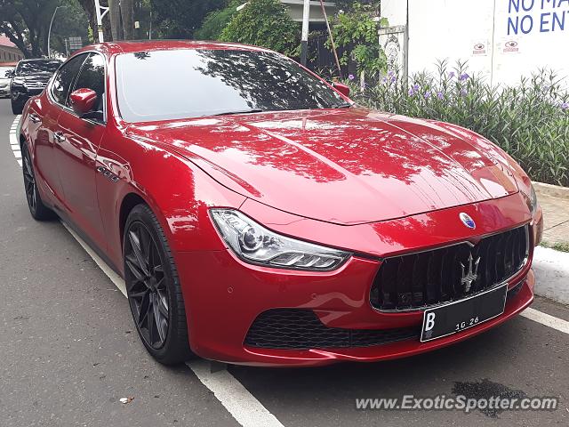 Maserati Ghibli spotted in Jakarta, Indonesia