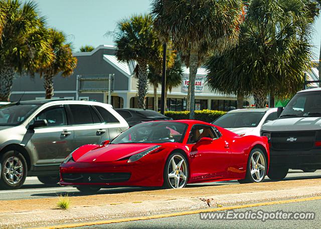 Ferrari 458 Italia spotted in Jacksonville, Florida