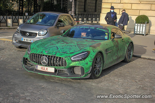 Mercedes AMG GT spotted in Paris, France