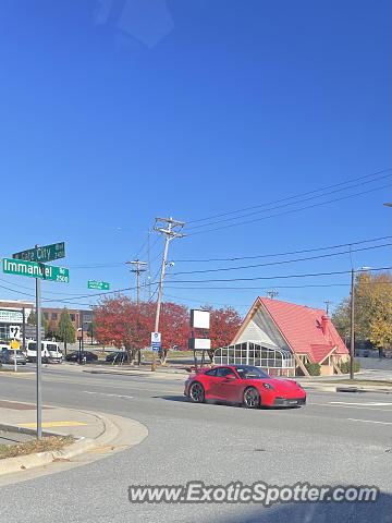 Porsche 911 GT3 spotted in Greensboro, North Carolina