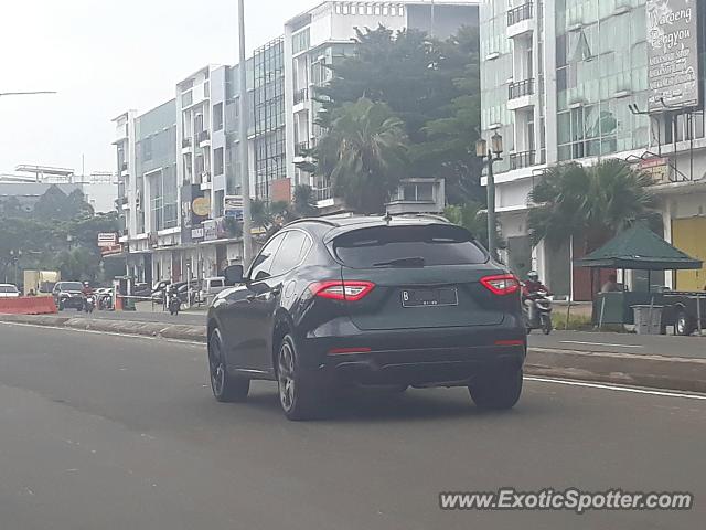 Maserati Levante spotted in Serpong, Indonesia