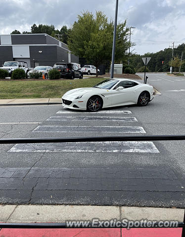 Ferrari California spotted in Mooresville, North Carolina