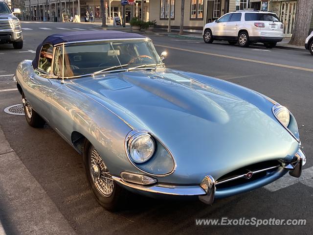 Jaguar E-Type spotted in Pleasanton, California