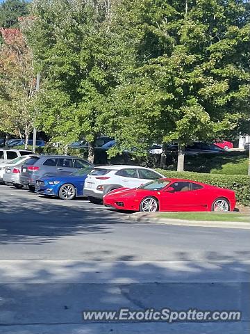 Ferrari 360 Modena spotted in Huntersville, North Carolina
