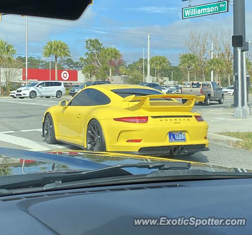 Porsche 911 GT3 spotted in Daytona Beach, Florida