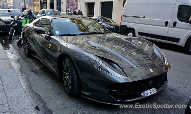 Ferrari 812 Superfast spotted in Paris, France