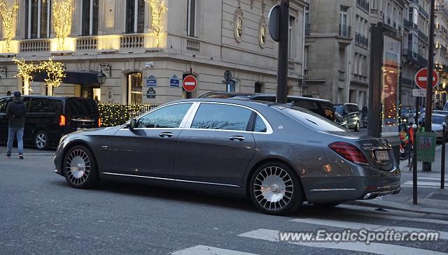 Mercedes Maybach spotted in Paris, France