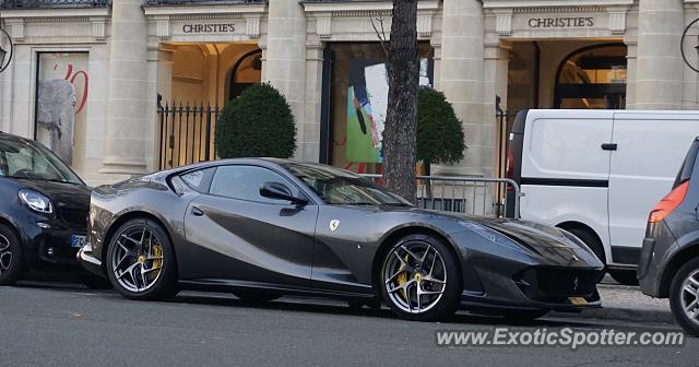 Ferrari 812 Superfast spotted in Paris, France