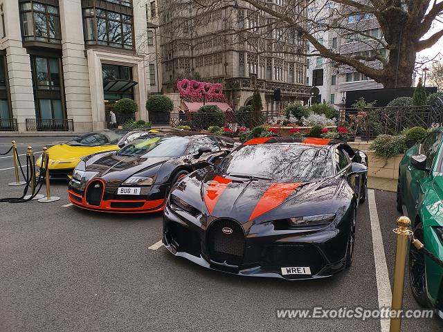 Bugatti Chiron spotted in London, United Kingdom