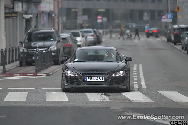 Audi R8 spotted in Warsaw, Poland