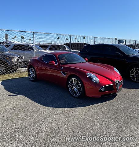 Alfa Romeo 8C spotted in Daytona Beach, Florida