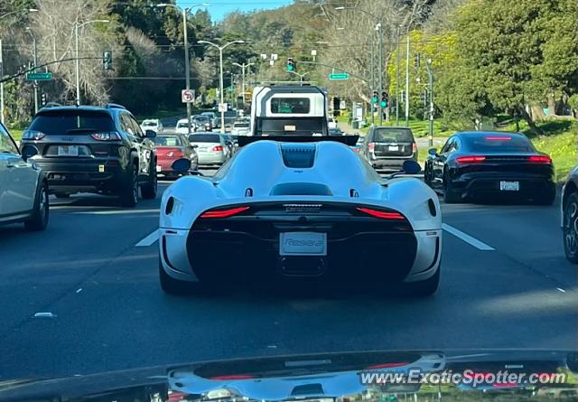 Koenigsegg Regera spotted in San Francisco, California