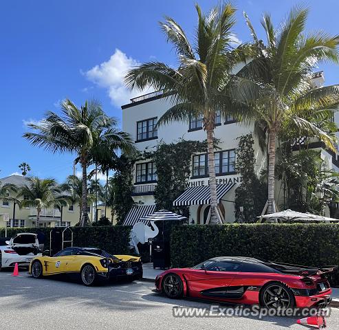 Koenigsegg Agera spotted in Palm Beach, Florida