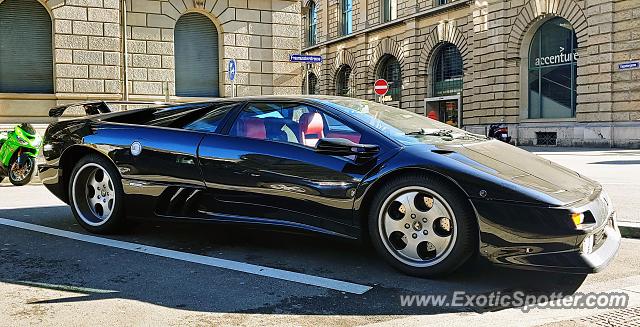 Lamborghini Diablo spotted in Zürich, Switzerland
