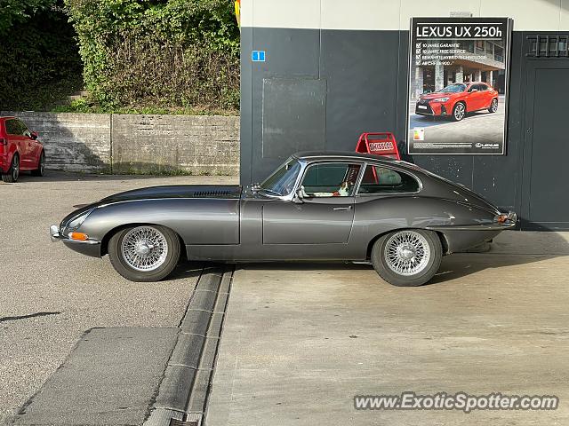 Jaguar E-Type spotted in Pfäffikon Schwyz, Switzerland