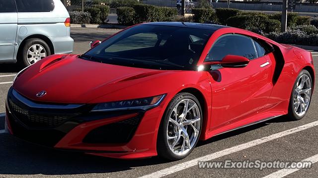 Acura NSX spotted in Dublin, California