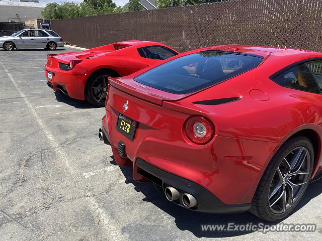 Ferrari F12 spotted in Livermore, California
