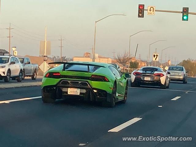 Lamborghini Huracan spotted in Pleasanton, California