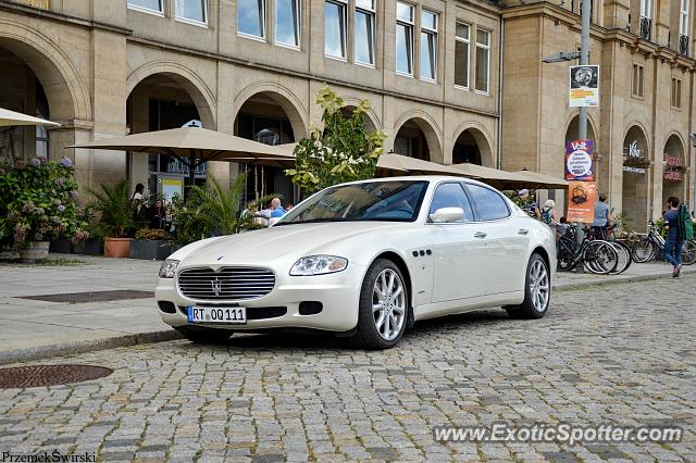 Maserati Quattroporte spotted in Dresden, Germany