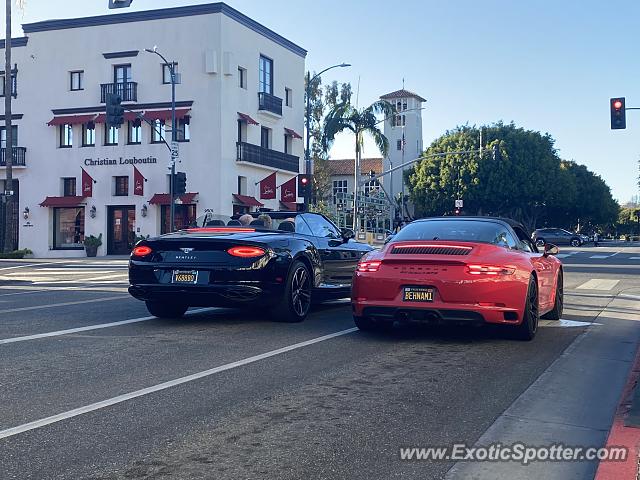 Bentley Continental spotted in Beverly Hills, California