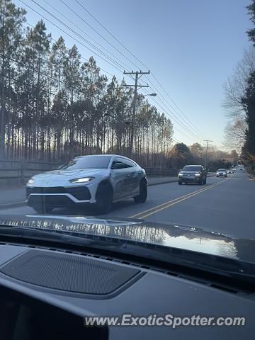 Lamborghini Urus spotted in Davidson, North Carolina