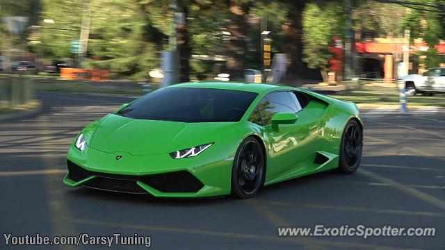 Lamborghini Huracan spotted in Santiago, Chile