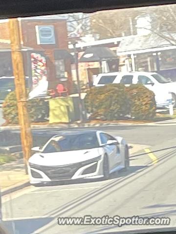 Acura NSX spotted in Davidson, North Carolina