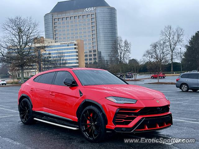 Lamborghini Urus spotted in Atlanta, Georgia