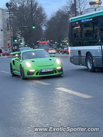 Porsche 911 GT3 spotted in Paris., France