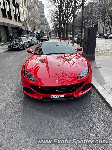 Ferrari Portofino spotted in Paris, France
